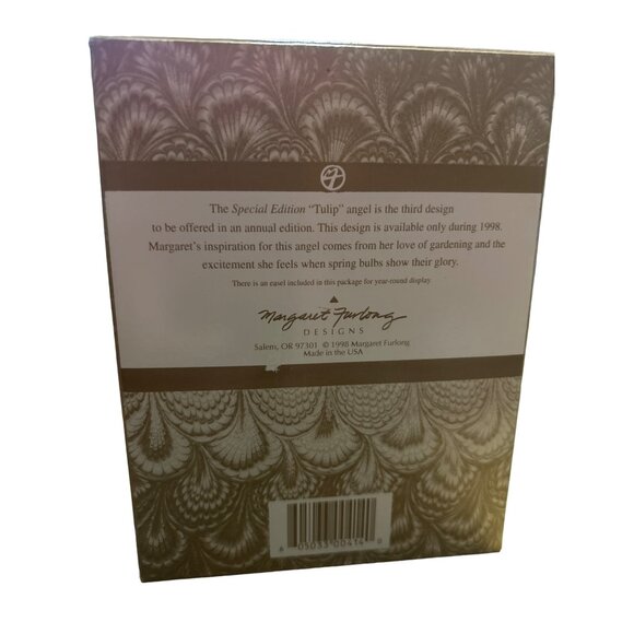 Tulip Angel Special Edition 1998 Porcelain Ornament With Ribbon - Picture 9 of 9